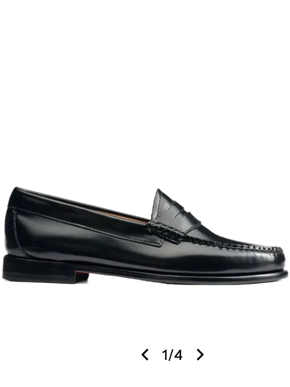 G.H. Bass Women's Whitney Weejun in Black